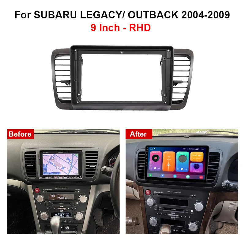 เหมาะสําหรับ 04-09SUBARU LEGACY/OUTBACK SUBARU LEGACY นําทางดัดแปลงกรอบขวาคุณภาพสูงพร้อมสต็อก