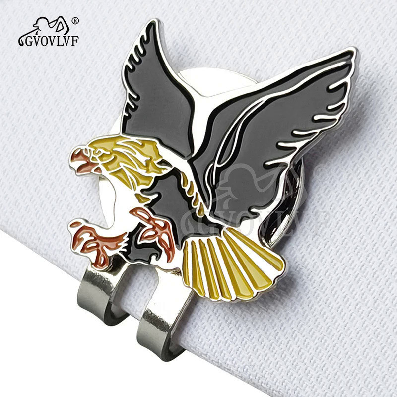 1pc Yellow Eagle Golf Hat Clip Cartoon Shape Magnetic Golf Ball Marker Golf Accessory Gift For Women