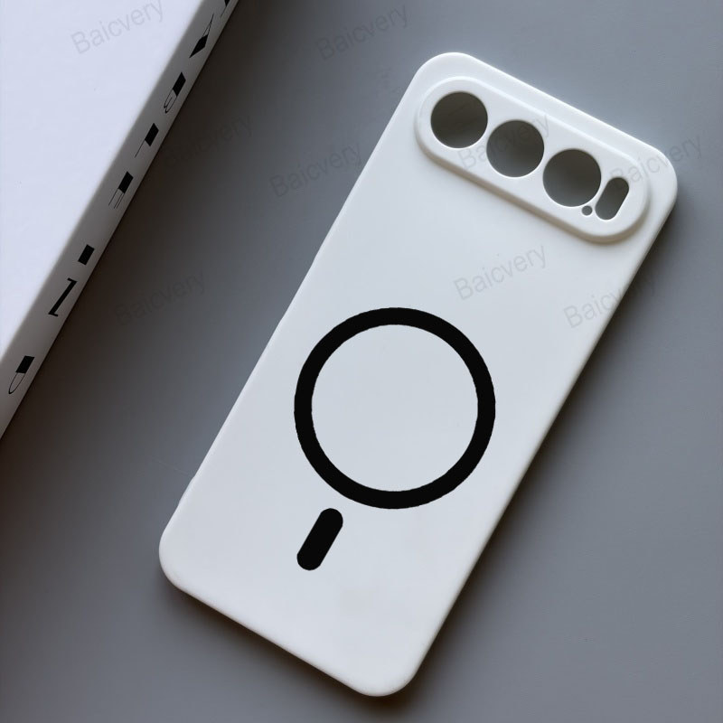 สําหรับ ZTE Nubia Air 5G Soft TPU ฝาครอบป้องกันพร้อมสติกเกอร์แม่เหล็ก