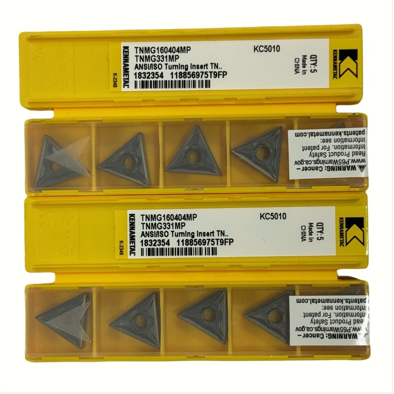 5 ชิ้นคุณภาพสูง 100% Original KENNAMETAL เครื่องมือกลึง CNC TNMG160404 ไม่เป็นไร160408 MP KC5010 เคร