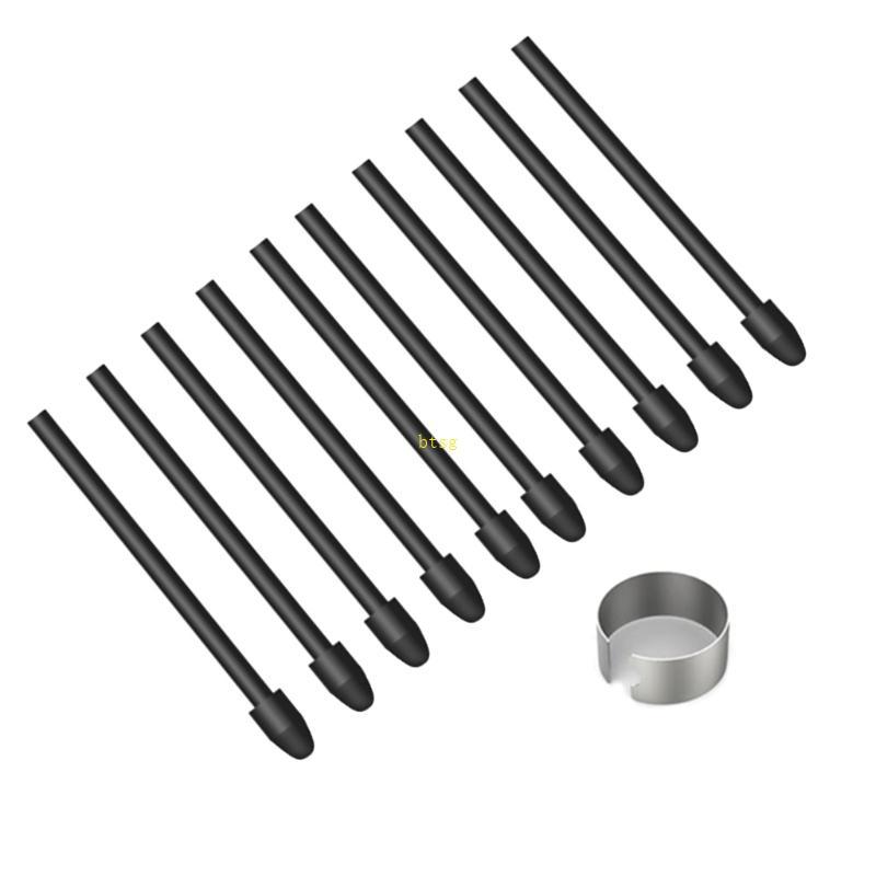 Btsg 10 ชิ้นเปลี่ยนปากกา Nibs สําหรับ KD200 PW517 PW110 ความดัน Responsiveness ปากกาเคล็ดลับ