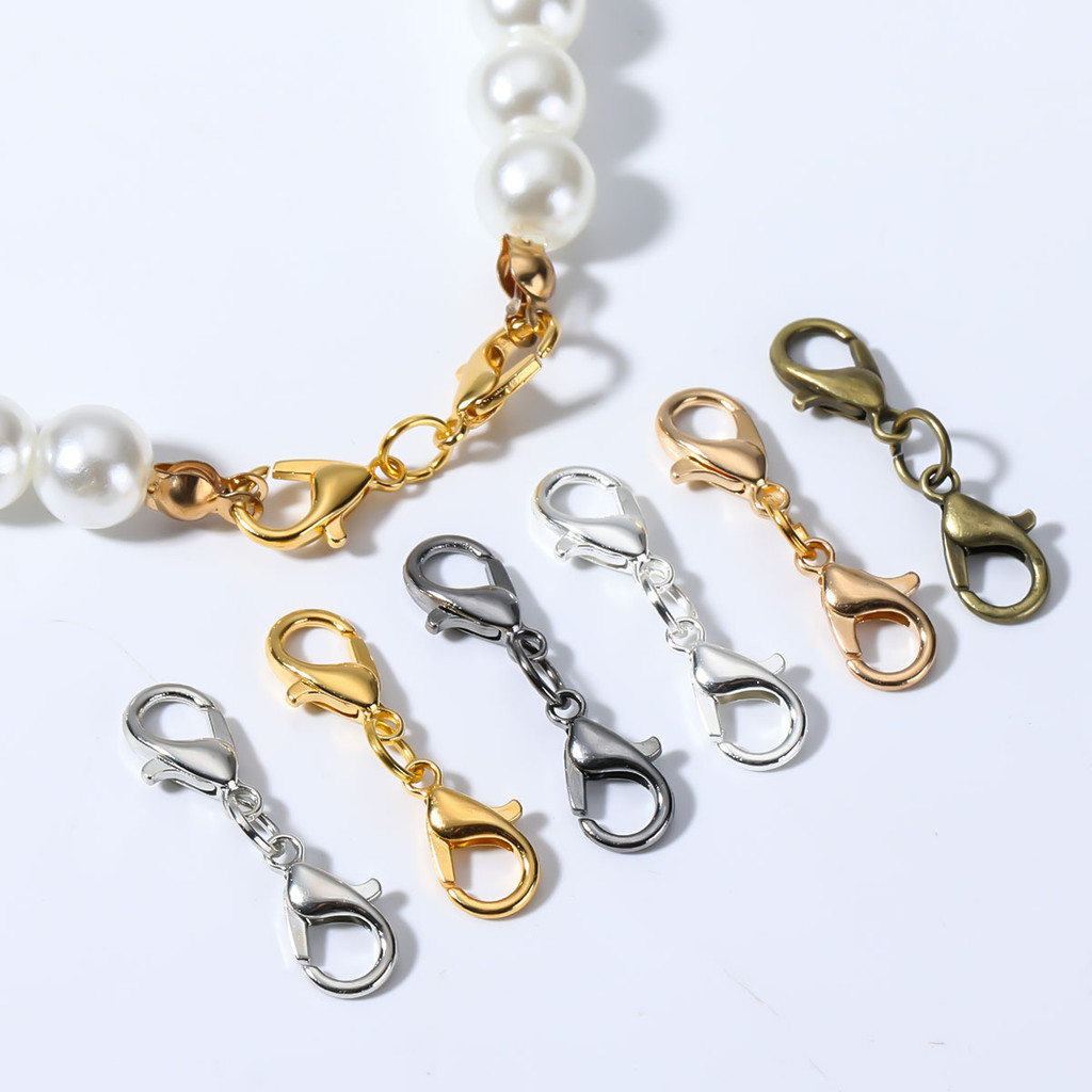 START-UP✨✨10 ชิ้นโลหะผสมสังกะสีหัวคู่กุ้งก้ามกรามเข็มกลัดเชื่อมต่อสำหรับ diy เครื่องประดับสร้อยข้อมือสร้อยคอทำ