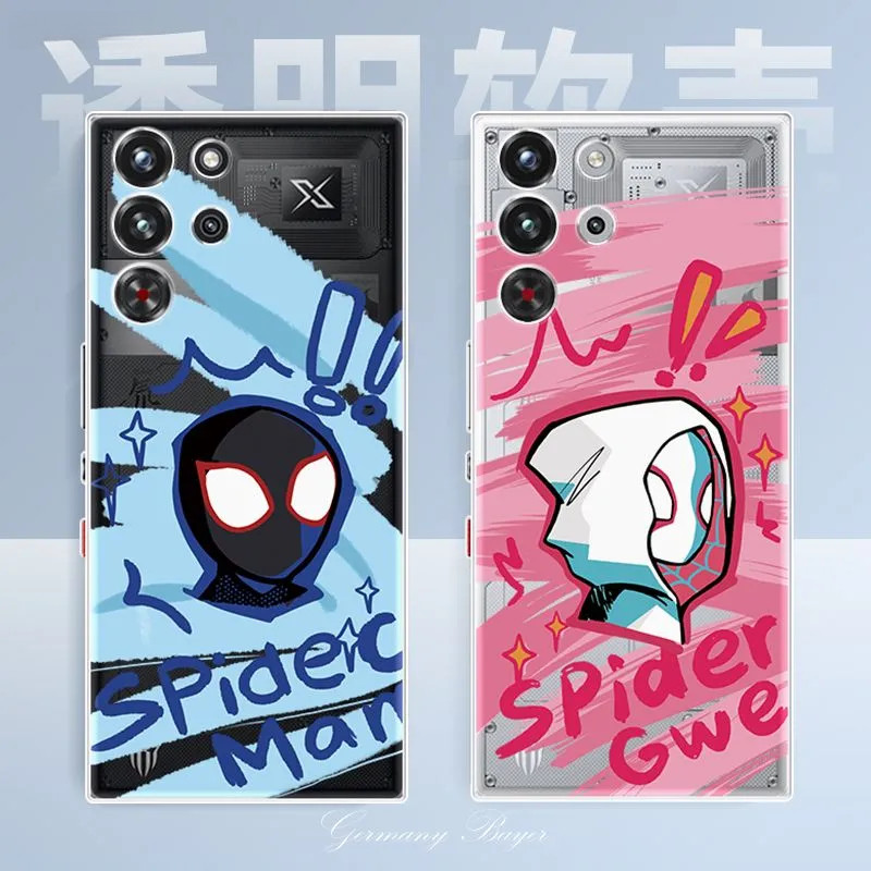 สําหรับเคสโทรศัพท์ RedMagic 10 Pro RedMagic 10S Pro + เคสนิ่ม Spider-Man ฝาครอบป้องกันโปร่งใส