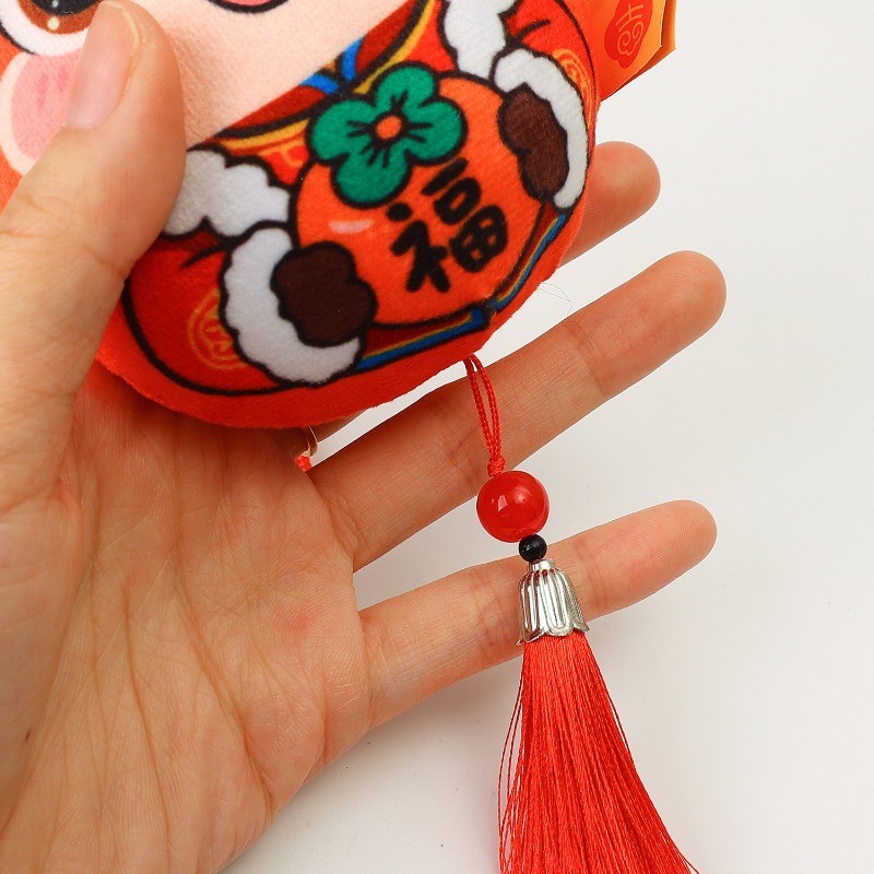 [จัดส่ง 3-5 วัน]1/5 ชิ้น - เครื่องรางม้าตุ๊กตาน่ารัก | 5 มีชีวิตชีวา สี แดง ส้ม เขียว เหลือง ชมพู | PP Cotton Filled สําหรับรถยนต์และตกแต่งบ้าน | ของขวัญปีมะเมีย - รูปที่ 6