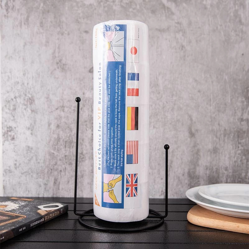 กระดาษรองคอตัดผม กระดาษพันคอตัดผมสำหรับร้านบาร์เบอร์วินเทจ 1แพ็คมี5ม้วน1ม้วนมี100แผ่น สินค้าพร้อมจัดส่ง - รูปที่ 3