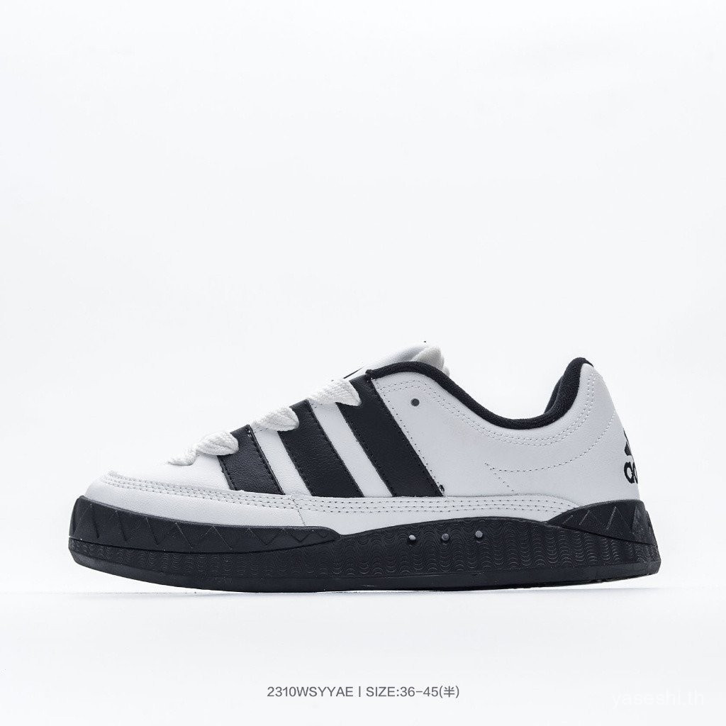 Adidas Adimatic HM Madidas Series Low-Top Retro Shark Bread Shoes Sports Casual Skateboard Shoes Bla