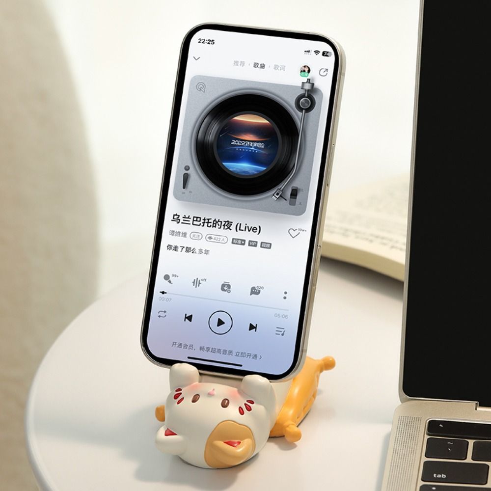 ที่วางโทรศัพท์ LONEMI,ที่ใส่แว่นตาการ์ตูนขนาดเล็ก,เรซินแบบพกพานอนแมวรูปร่างขาตั้งโทรศัพท์ตกแต่งบ้าน - รูปที่ 3