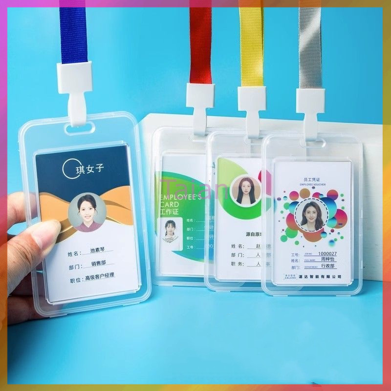 Taian ที่ใส่บัตรพนักงาน กรอบบัตรใส ป้ายชื่อนักเรียน ซองใส่บัตรพนักงาน ID Card