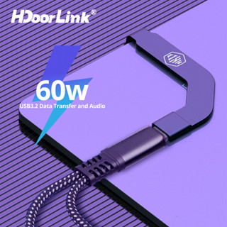 HdoorLink Type-C สายชาร์จอะแดปเตอร์ 60W Fast CHARGING เกมตัว…