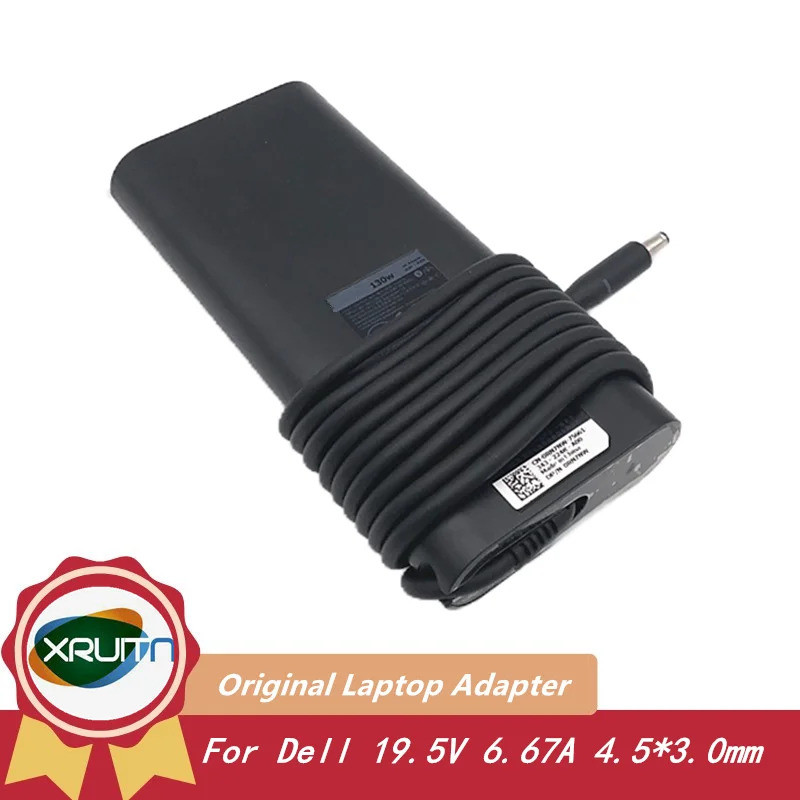 19.5V 6.67A 130W ของแท้แล็ปท็อปอะแดปเตอร์ชาร์จไฟ AC สําหรับ XPS 15 9530 9550 9560 XPS15-9550 DA130PM