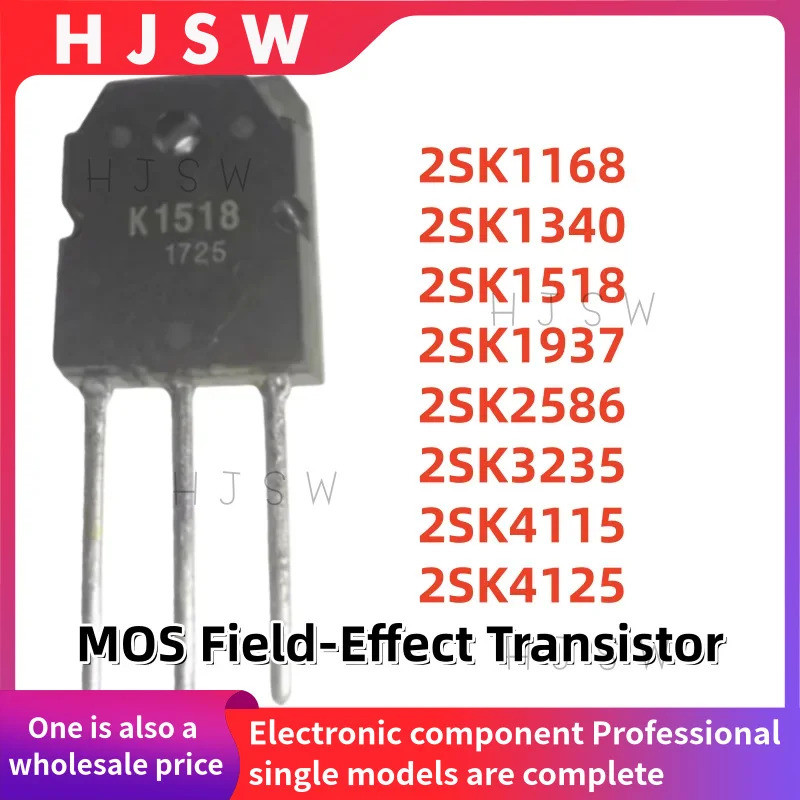 5PCS 2SK1168 2SK1340 2SK1518 2SK1937 2SK2586 2SK3235 2SK4115 2SK4125 K1168 K1340 K1518 K1937 K6K3235