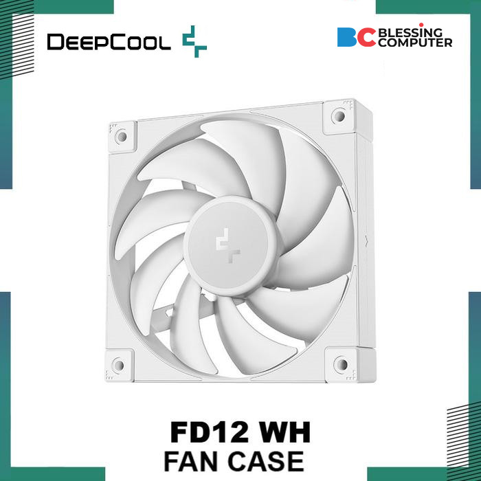 DEEPCOOL FD12 WH 120MM พัดลมปลอกสีขาว