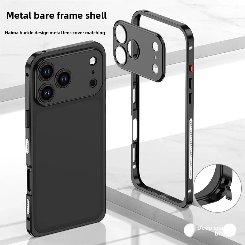 กันชนโลหะกรอบกันกระแทกพร้อมเลนส์สําหรับiPhone 17 Air 17 Pro Max + ฝาครอบโลหะเดิมสําหรับiPhone17 17Pro Max 17Air ราคา ถูกที่สุด ดีลบีเคเค แกลเลอรีภาพที่ 8