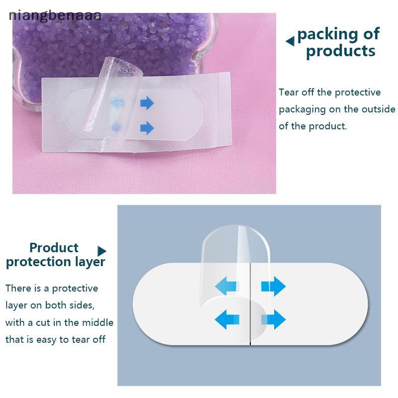 (niangbenaaa) 12 ชิ้น/3 แผ่นกันน้ํา V Face แต่งหน้าเทปกาวที่มองไม่เห็น Breathable Lift Face สติกเกอร์ยกกระชับคางใหม่