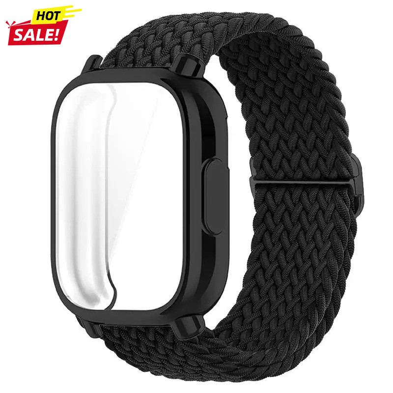 เคส TPU + Weaving Soft Sports Nylon Strap สําหรับ Redmi Watch 5Active 5Lite