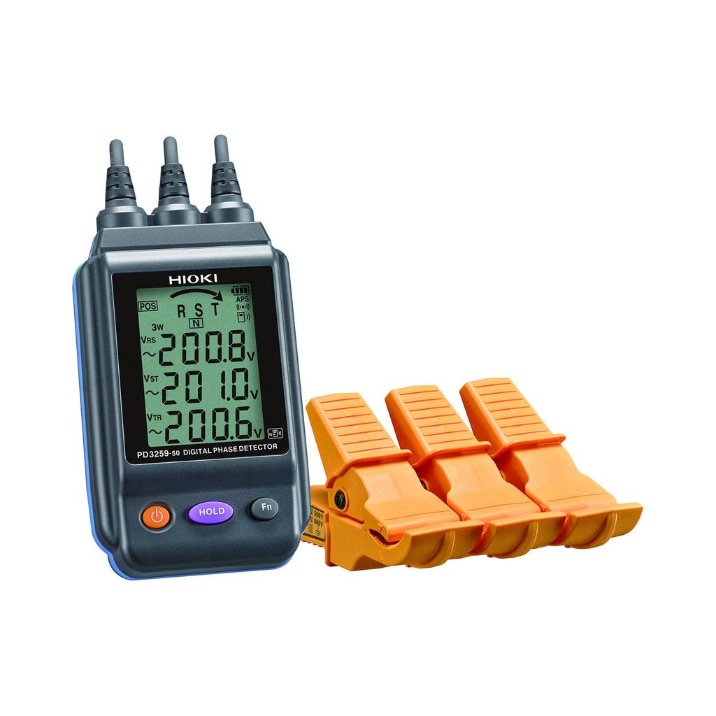 HIOKI Voltage Meter with Phase Detection PD3259-50 Wireless Communication (when Z3210 is installed):