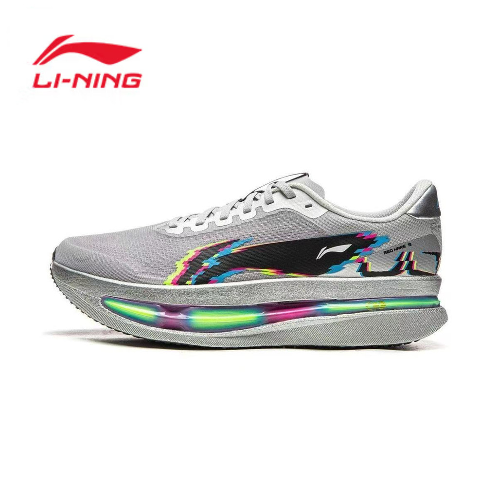 ซับ/Li Ning Chitu 9ULTRA รองเท้าวิ่งรองเท้าผู้ชายน้ําหนักเบา Breathable Racing รองเท้าวิ่งกันกระแทกก