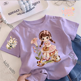 เสื้อยืดเด็ก Judy Nick ลายการ์ตูน เสื้อยืดแขนสั้น ระบายอากาศดี ใส่ได้ทั้งเด็กชาย-หญิง