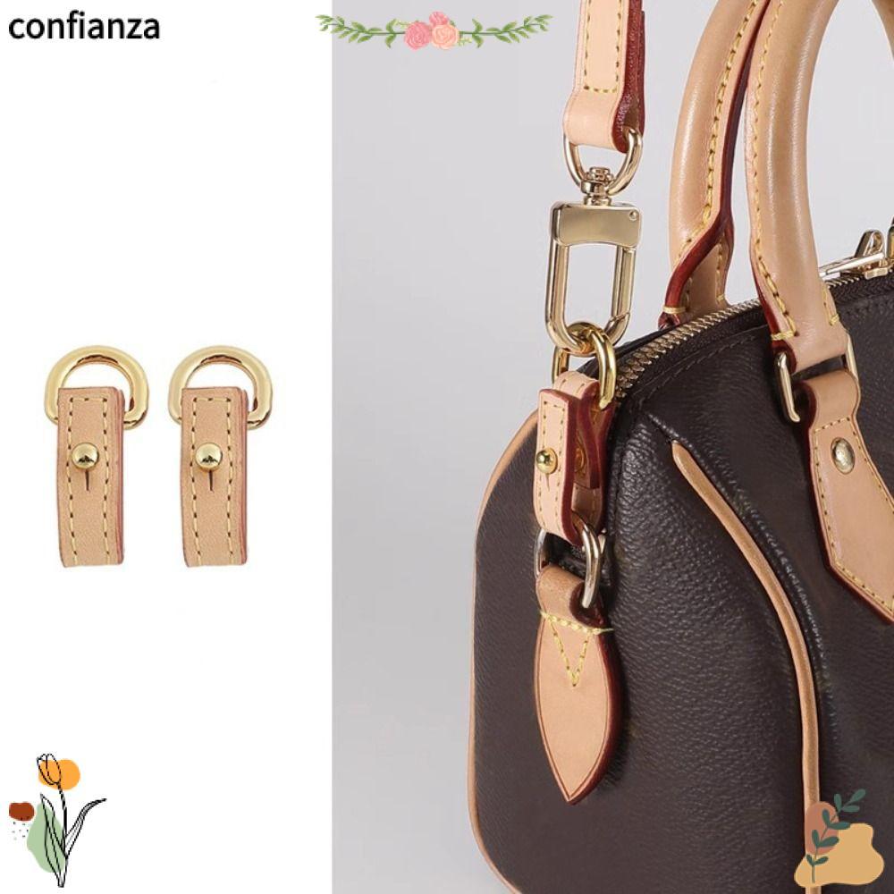 LV Confianza สายกระเป๋าส่วนขยายโซ่,ทนทานทนต่อการสึกหรอAnti-Wearหัวเข็มขัด,ฮาร์ดแวร์ป้องกันหนังสายคล้องไหล่แหวนป้องกันสําหรับLV ivy