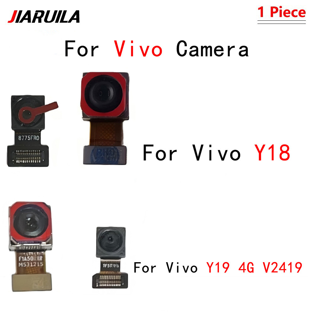 สําหรับ Vivo Y18 Y19 4G V2419 กล้องเซลฟี่ด้านหน้ากล้องด้านหลังเปลี่ยนสายเคเบิล Flex
