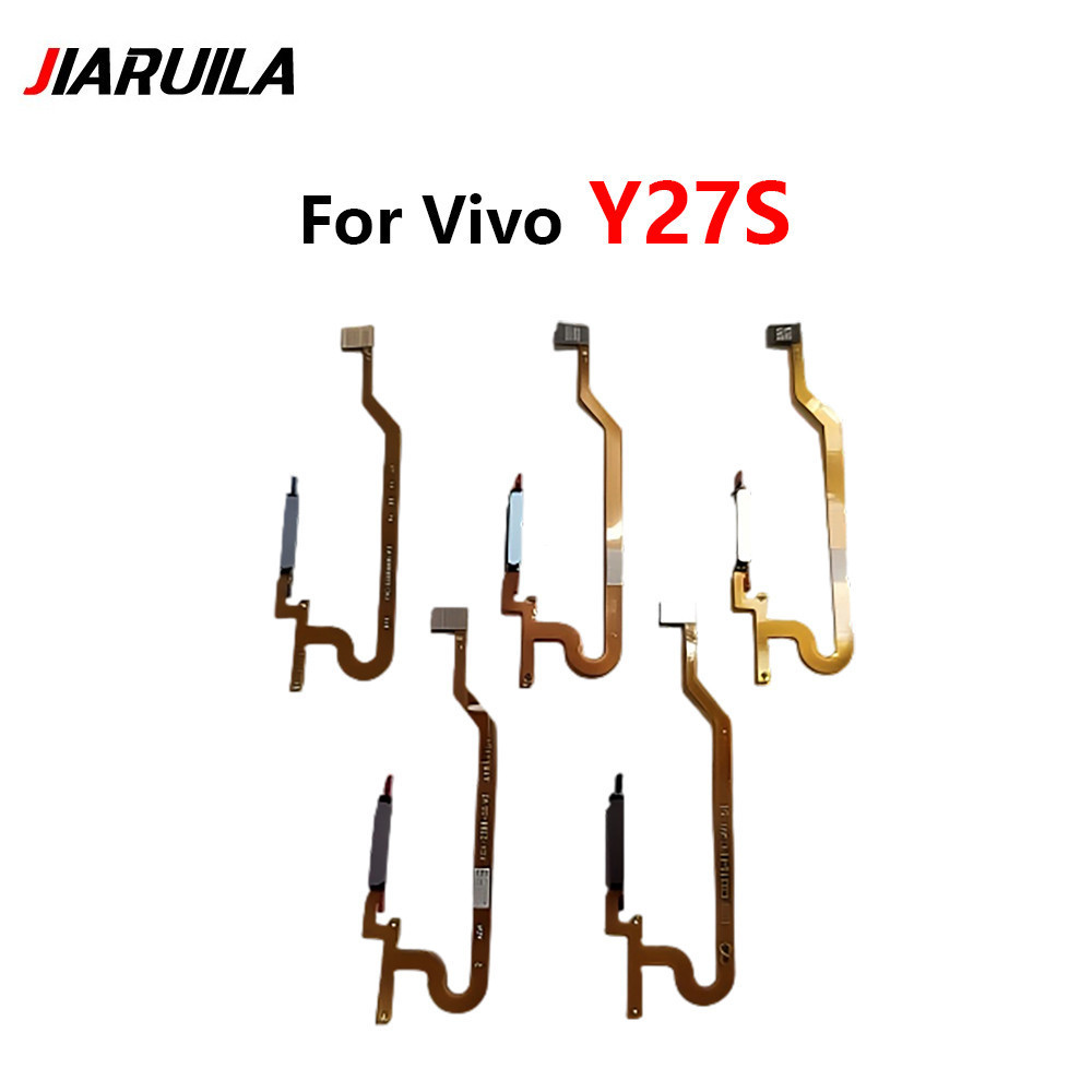 เซ็นเซอร์ลายนิ้วมือลายนิ้วมือลายนิ้วมือพิมพ์เปิดปิดปุ่ม Flex Cable สําหรับ Vivo Y27S