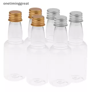 จำนวน 10 ชิ้น ขวด PET ทรงกลมใส ขนาด 50ml ขวดแยกบรรจุของเหลว ปิดผนึกสนิท มีฝาอลูมิเนียมเกลียว