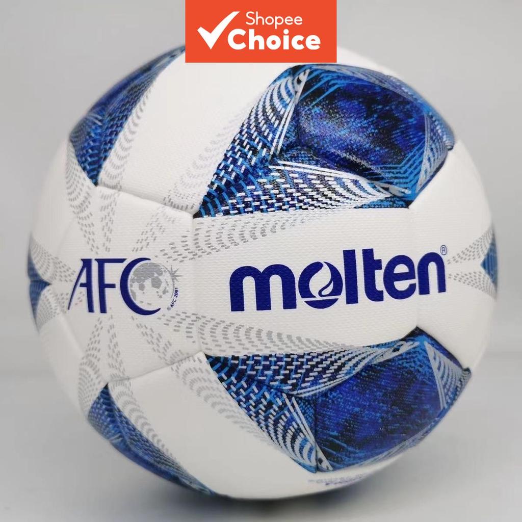 Molten F5N3400-G / F5N3400-TL ไซส์ 5 ลูกฟุตบอลหนัง PU เย็บผสม สําหรับฝึกซ้อมและแข่งขัน ใช้ได้ทั้งสนา
