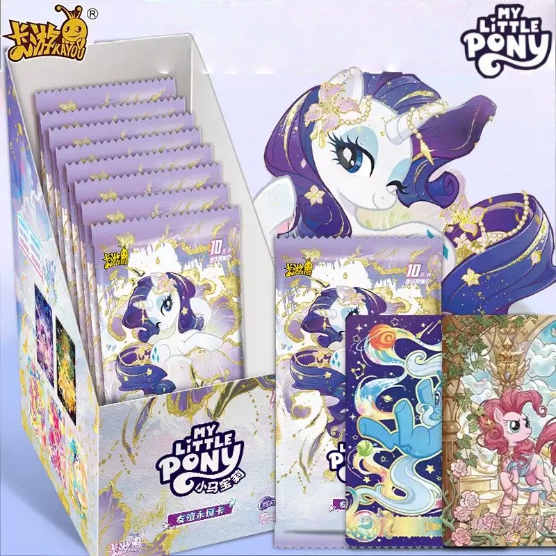 KAYOU ของแท้ My Little Pony Shining Moon Pack 12th Edition การ์ดสะสมซ่อน SC การ์ตูนการ์ดสะสมของเล่นของขวัญ