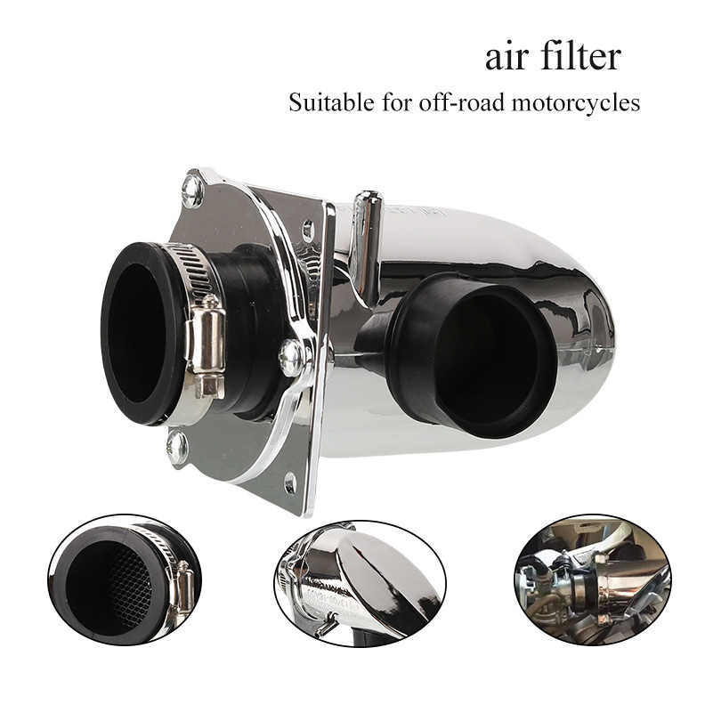 Hot 38 มม.Chrome Air Filter สําหรับ Z50 Z50R Z50J Z50A จักรยาน Retro 50cc 110cc 125cc Skyteam จักรยา