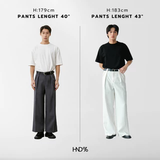 HND% กางเกงขายาวกระบอกใหญ่ รุ่นใหม่ WIDE PANTS ผ้าหนา อยู่ทรง BAGGY STYLE