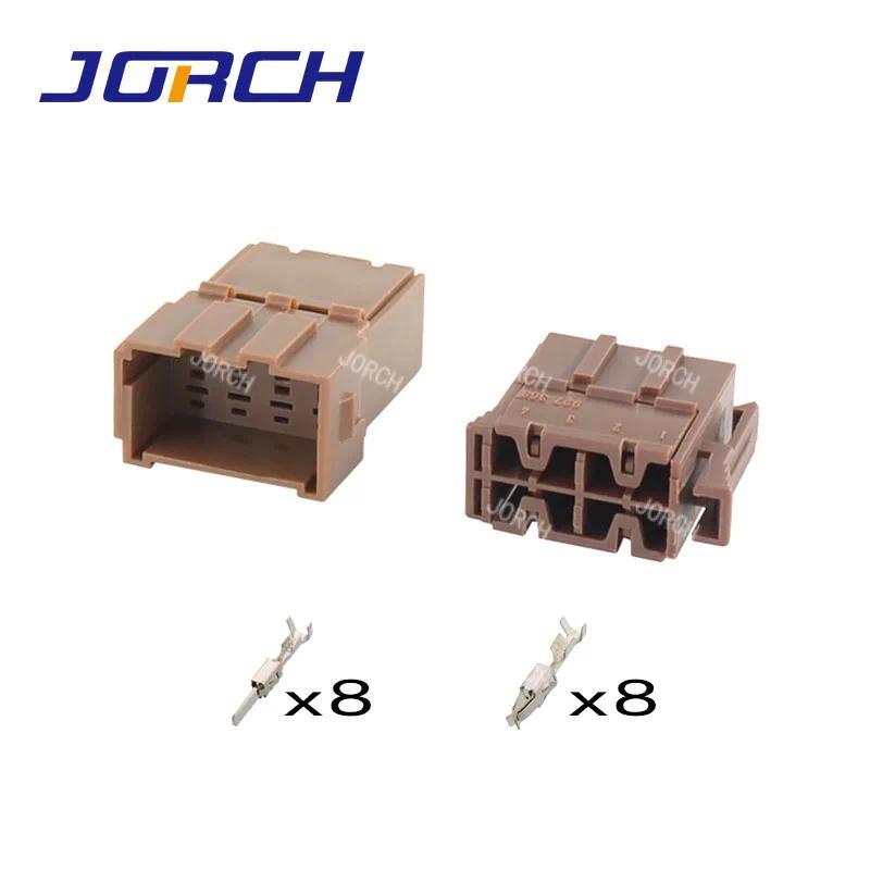 J 8P ชาย/หญิง3.5มมยานยนต์ไฟฟ้าสายไฟกันน้ำ Auto Connector 927368-1 969191-4