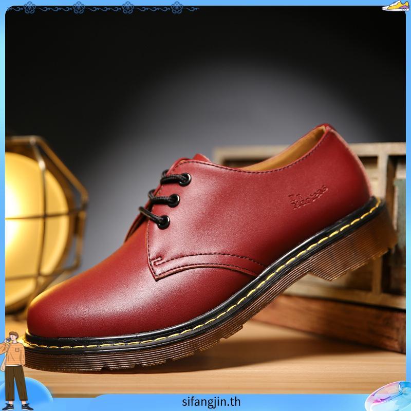 ผู้ชาย Dr.Martens Martin Boots Tooling Leather Casual Shoes
