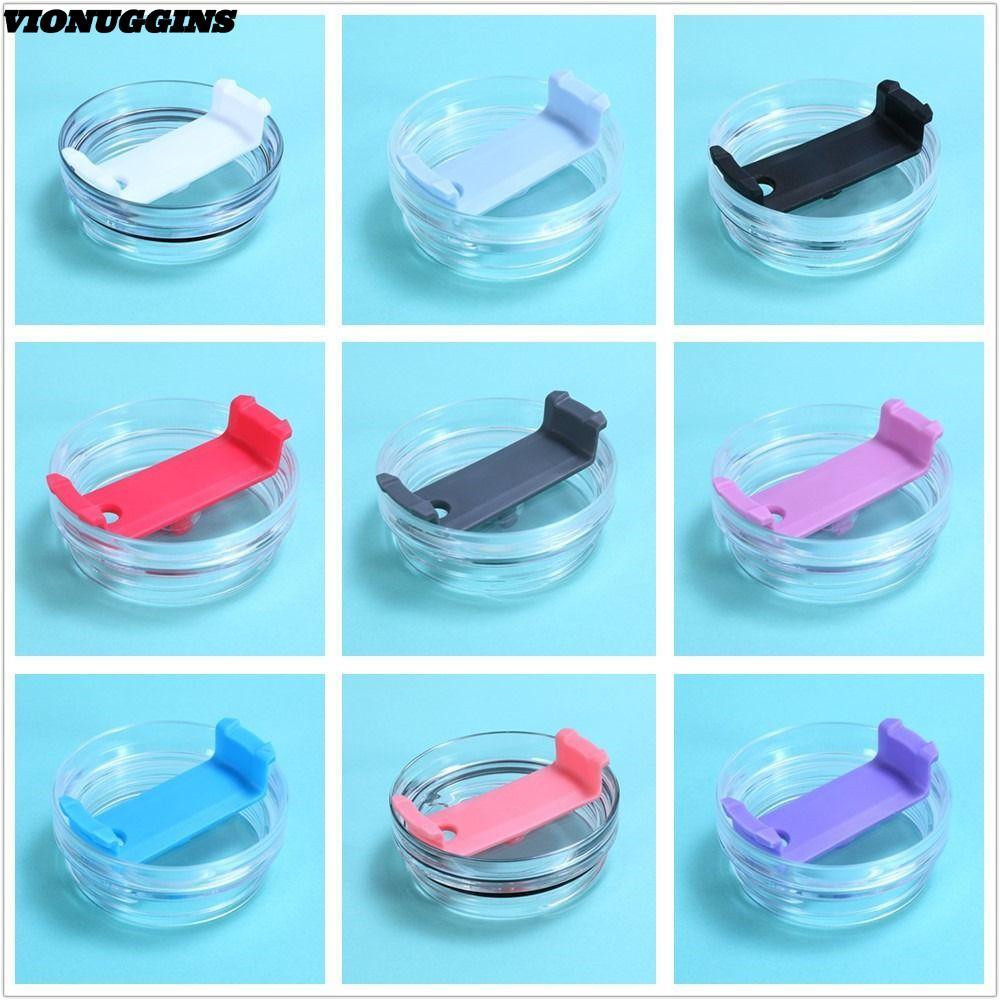 VIONUGGINS ถ้วย,ปิดผนึก Multicolor Themos ถ้วย Themos ขวด,ทนทานเปลี่ยนฉนวนถ้วยฝาปิด Splash Proof ฝาพลาสติกสําหรับ 20/30oz