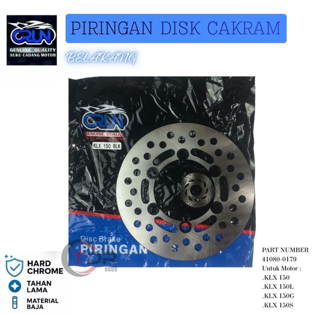 41080-0179 จานดิส REAR Kawasaki KLX 150 L REAR / KLX 150 G / KLX 150 S CRUN