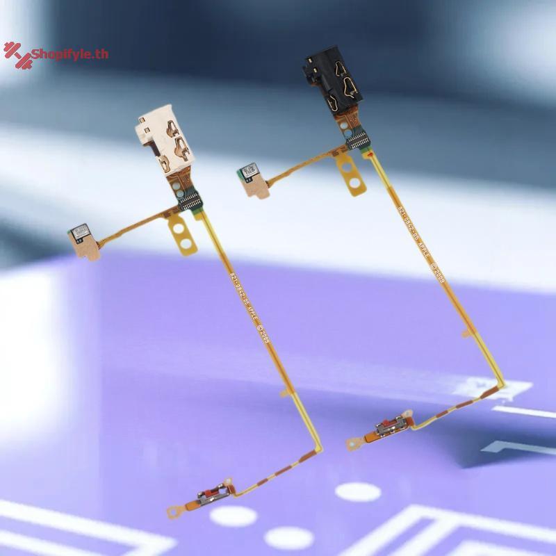 Shopifyle สําหรับ IPod Nano 5 5th Gen ck สีขาวหูฟังแจ็คถือสวิทช์ไมโครโฟนโมดูล Flex สายซ่อม th