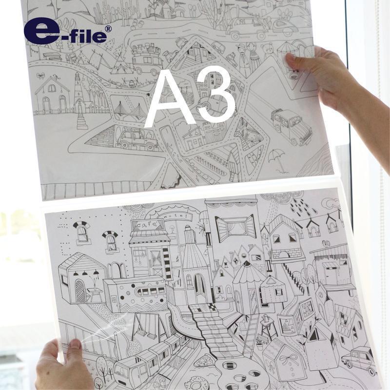 แฟ้มใส่โปสเตอร์ แฟ้มสะสมผลงาน  PORTFOLIO HOLDER A2,A3 e-file 750A2,750A3 แฟ้ม แฟ้มเก็บโปสเตอร์คอนเสิ