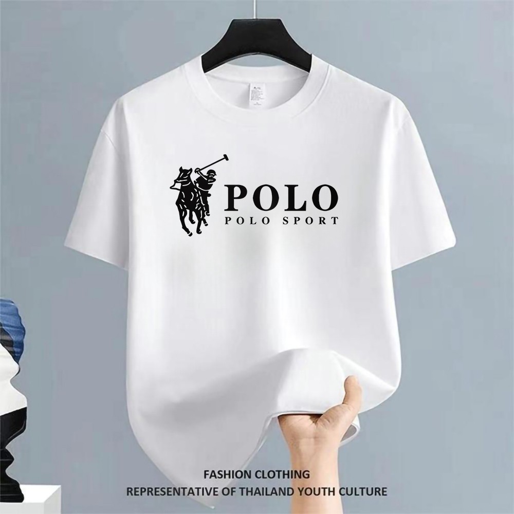 (จัดส่ง24ชม.+คลังไทย) เสื้อยืดลายเรียบง่าย ทรงหลวม ยูนิเซ็กส์ ใส่สบาย เหมาะได้ทุกลุค ทุกเพศ