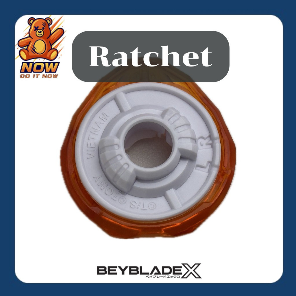 พร้อมส่ง🇹🇭แท้100%🔥[🚚มีส่งด่วน💨] TakaraTomy BeybladeX อะไหล่ แยกขาย (RATCHET) – ร