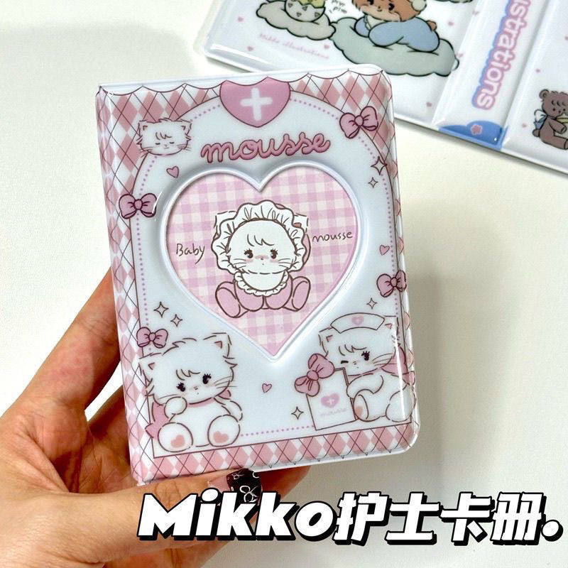 อัลบั้มภาพโพลารอยด์ 10 ซม. Mikko Co-Branded Nurse Storage Book Ichimiya Card Book Mini Small Card St
