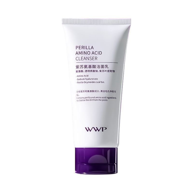 พร้อมสต็อก Perilla wwp Facial Cleanser Perilla Facial Cleanser Amino Acid Facial Cleanser ทําความสะอ