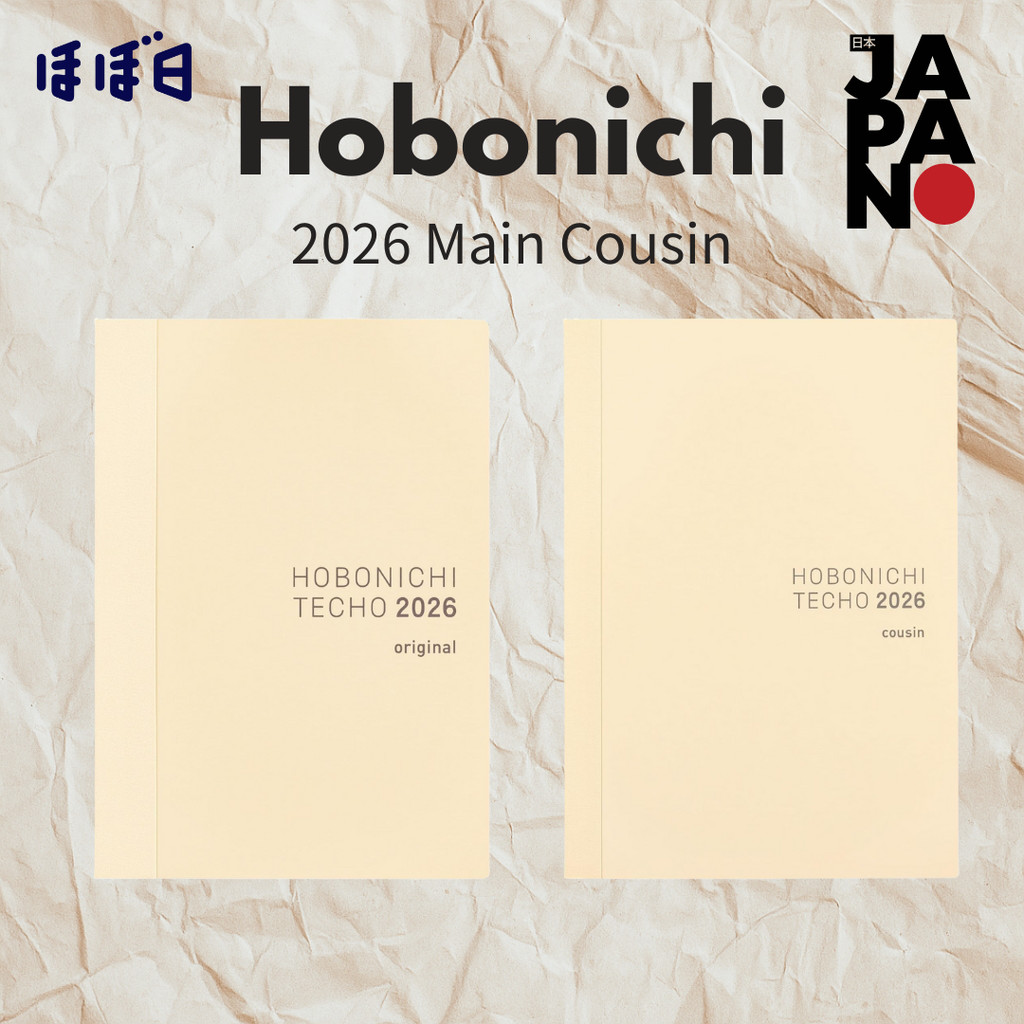 Hobonichi Techo 2026 Original [A6/1 Day 1 Page/January/Monday Start]