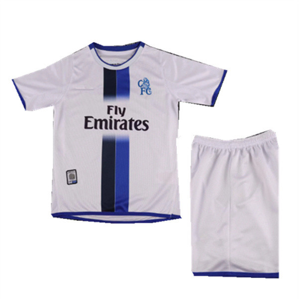 เสื้อฟุตบอลสำรอง Chelsea Retro Jersey 2003 ขนาดเด็ก