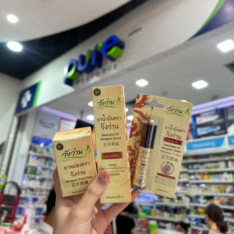 แฟชั่น Pick-up Thailand wangwan Wangwan Oil สดชื่น บรรเทาความผ่อนคลาย น้ํามันนวด 8CC Roll-On Origina