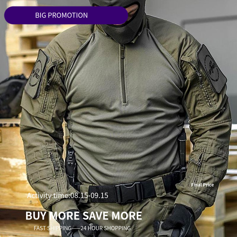 ยุทธวิธี UF PRO UF PRO กบชุดแน่น-Drying Quick-Fitting กบหนังชุดเสื้อยืดแขนยาวกลางแจ้ง Comba