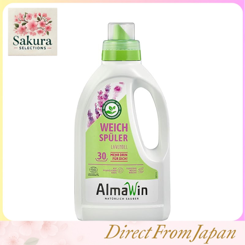 AlmaWin Fabric Softener Lavender 750ml Fabric Conditioner Laundry Detergent Eco Detergent Organic De