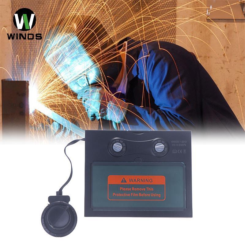 ODS เชื่อมหมวกกันน็อคเลนส์เชื่อม Auto Darkening TX500C 110*90 มม.แผงพลังงานแสงอาทิตย์เชื่อมหมวกกันน็