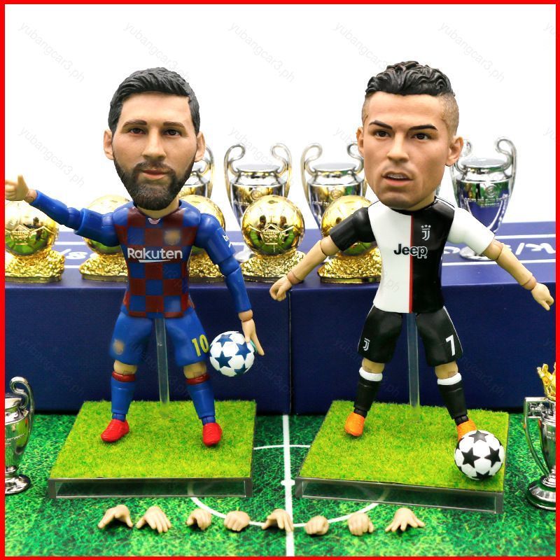 YB3 World Cup Qatar Football Star Action Figure Messi CR7 Neymar Suarez Beckham Mbappe ตุ๊กตาของเล่น