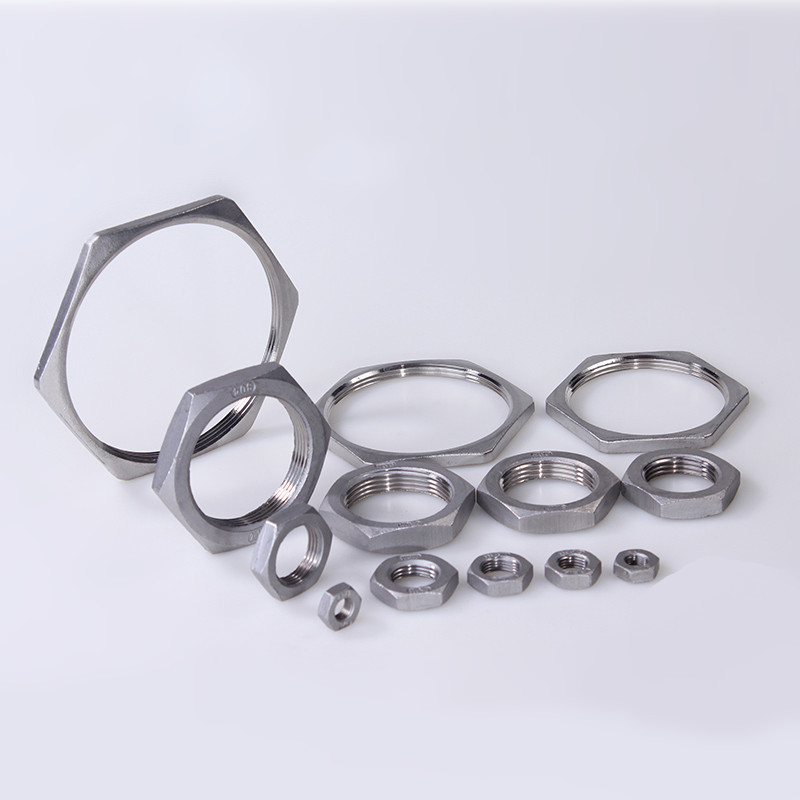 ท่อข้อต่อสแตนเลส ss 304 Hex Nuts Hex Nuts Hex Nuts 1/8" 1/4" 3/8" 1/2" 3/4" 1" 1-1/4" 1-1/2" BSP
