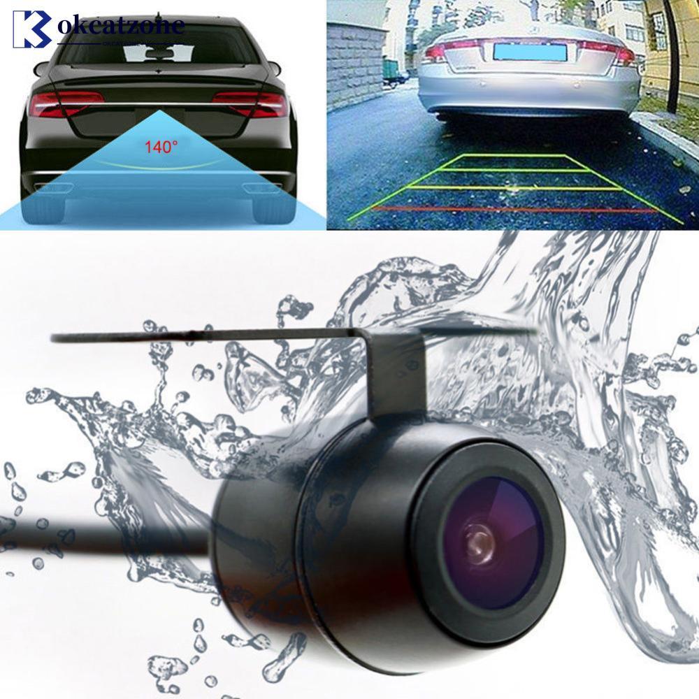 OKCATZONE รถดูด้านหลังสํารองย้อนกลับที่จอดรถกล้อง Night Vision กันน้ํา B9N9