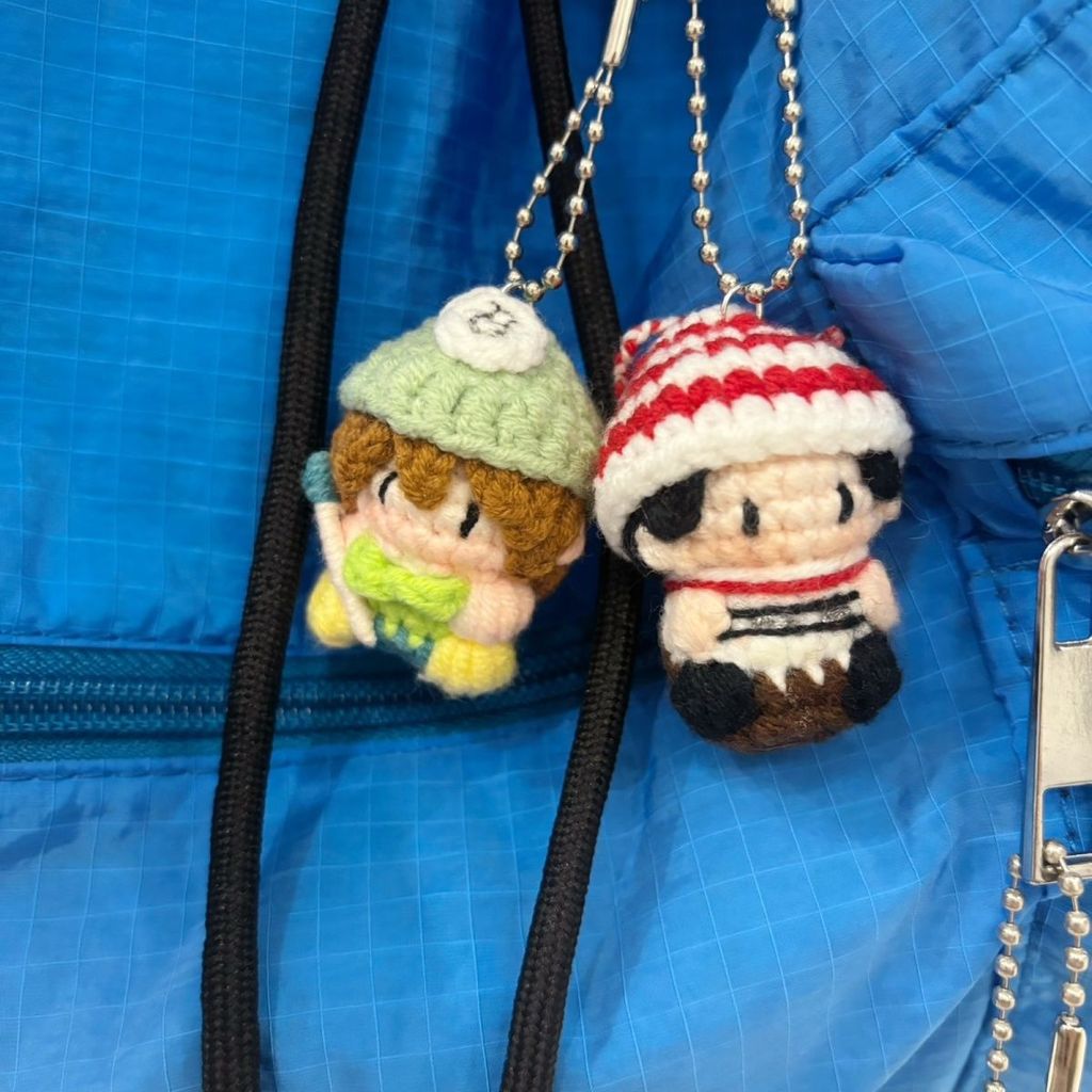 Cortisol Juhoon Martin James Keonho 自制4CM 公仔 ของเล่น钩玩 doll knited make up